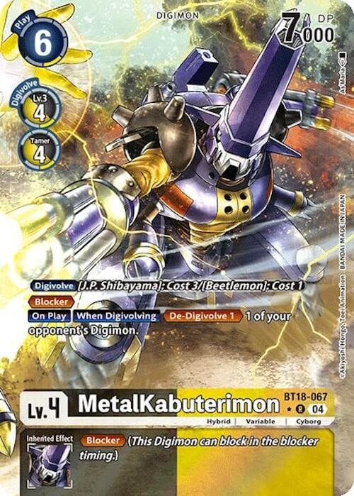 MetalKabuterimon (Alternate Art) — Release Special Booster 2.0 card
