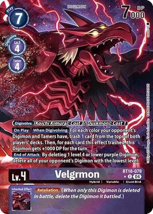 Velgrmon (Alternate Art) — Release Special Booster 2.0 card