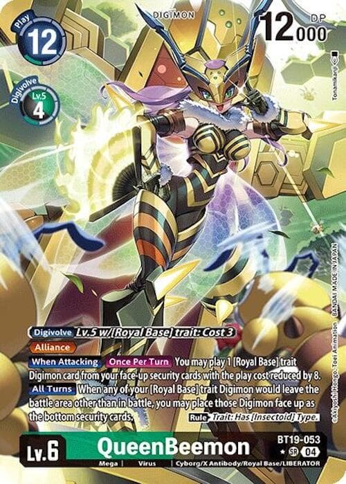 QueenBeemon (Alternate Art) — Release Special Booster 2.0 card