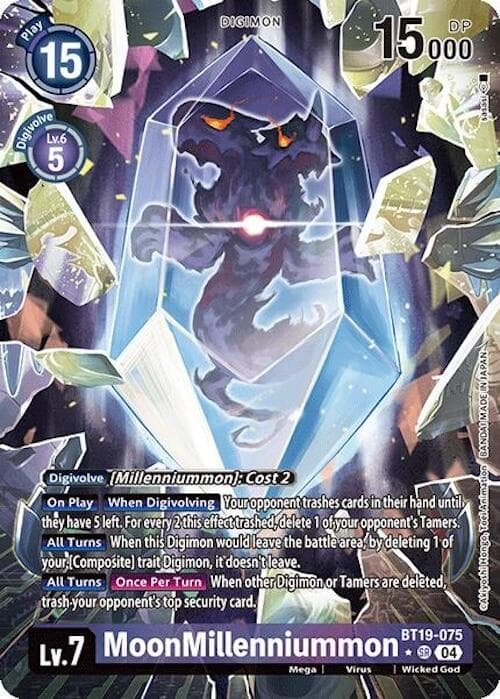 MoonMillenniummon (Alternate Art) — Release Special Booster 2.0 card