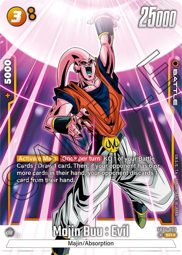 Majin Buu : Evil - FB04-093 (Alternate Art) — Ultra Limit card