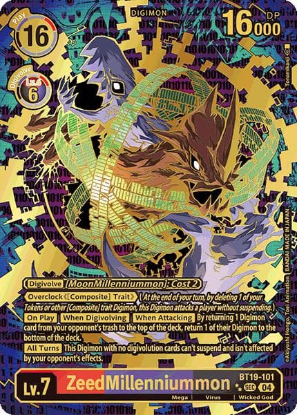 ZeedMillenniummon (Textured) — Release Special Booster 2.0 card