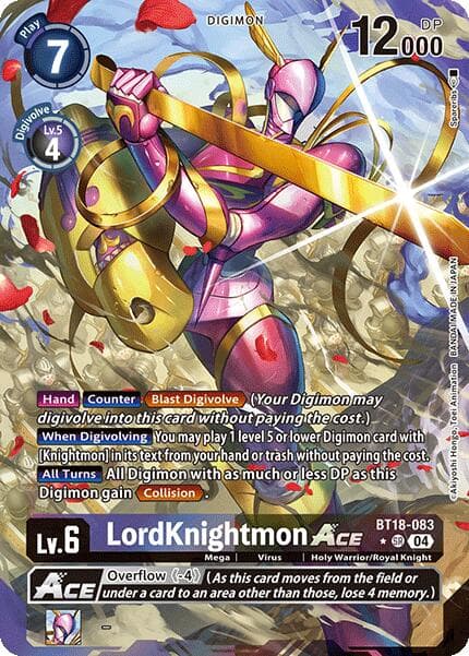 LordKnightmon ACE (Alternate Art) — Release Special Booster 2.0 card