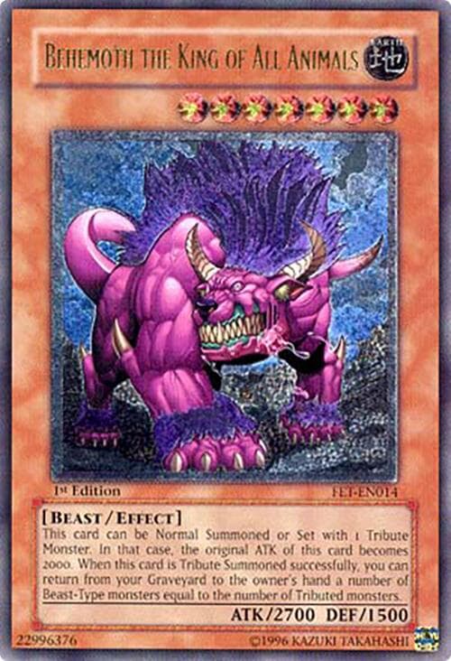 Behemoth the King of All Animals (UTR) — Flaming Eternity card