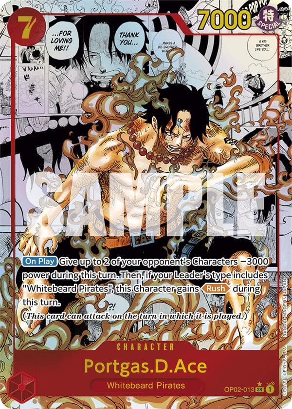Portgas.D.Ace (Manga) — Premium Booster -The Best- card