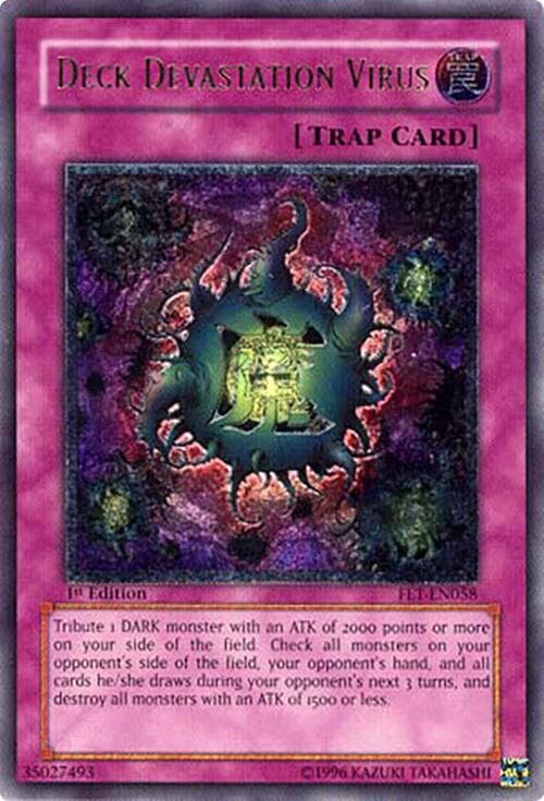 Deck Devastation Virus (UTR) — Flaming Eternity card