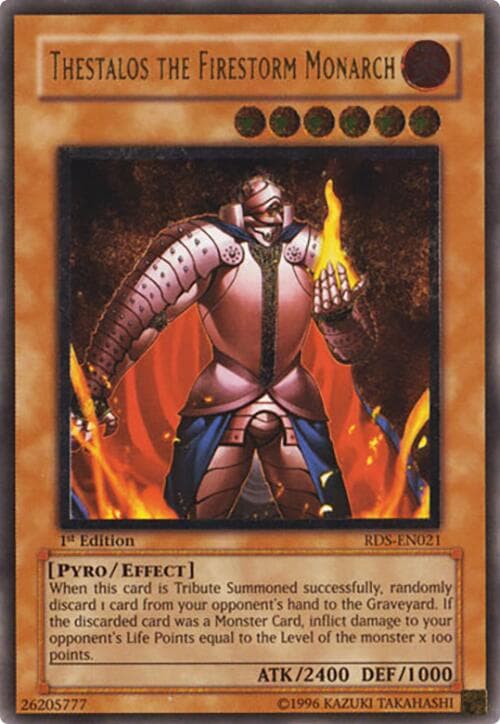 Thestalos the Firestorm Monarch (UTR) — Rise of Destiny card