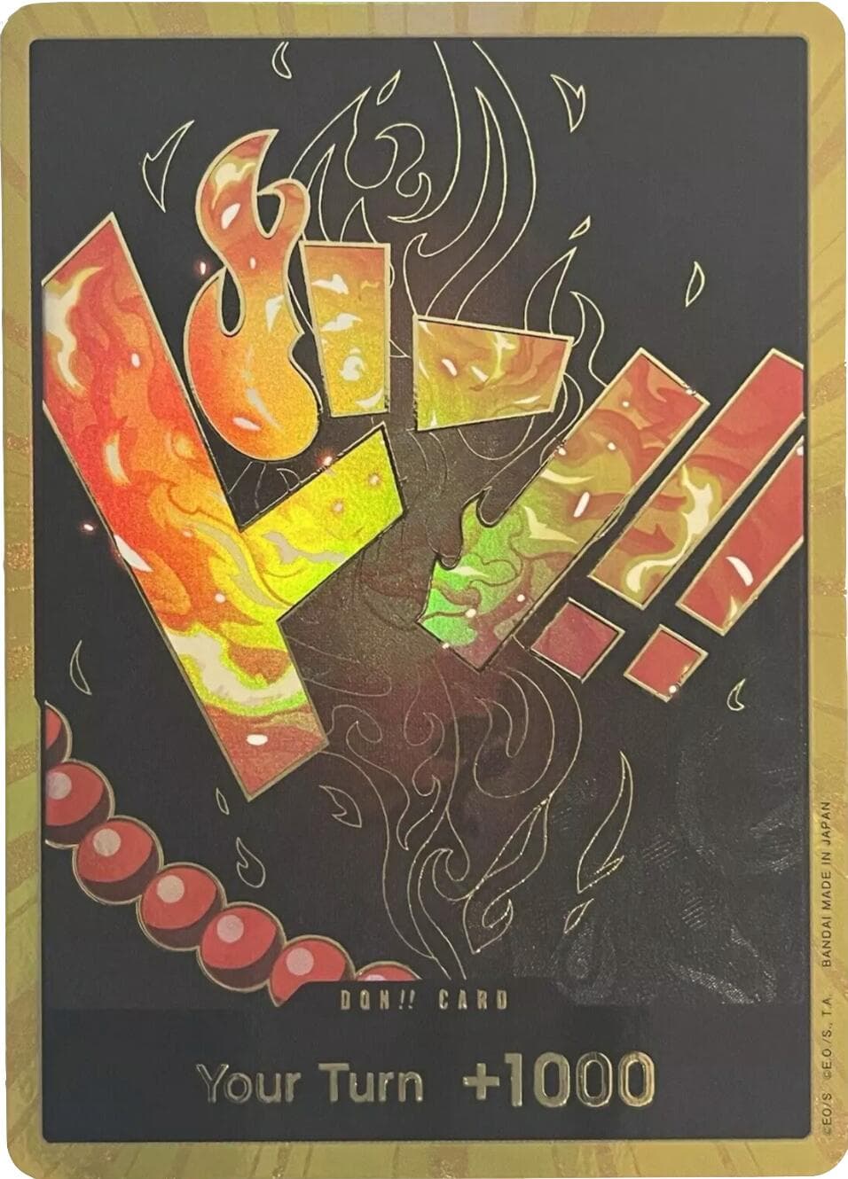 DON!! Card (Ace) (Gold) — Premium Booster -The Best- card