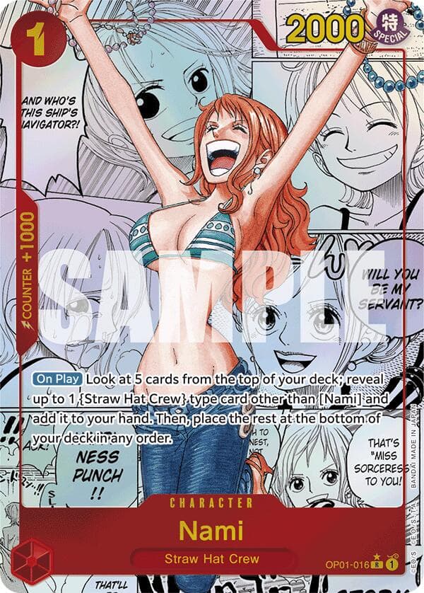 Nami (OP01-016) (Manga) — Premium Booster -The Best- card