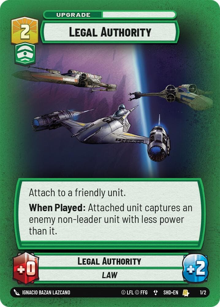 Legal Authority — Organized Play Promos card