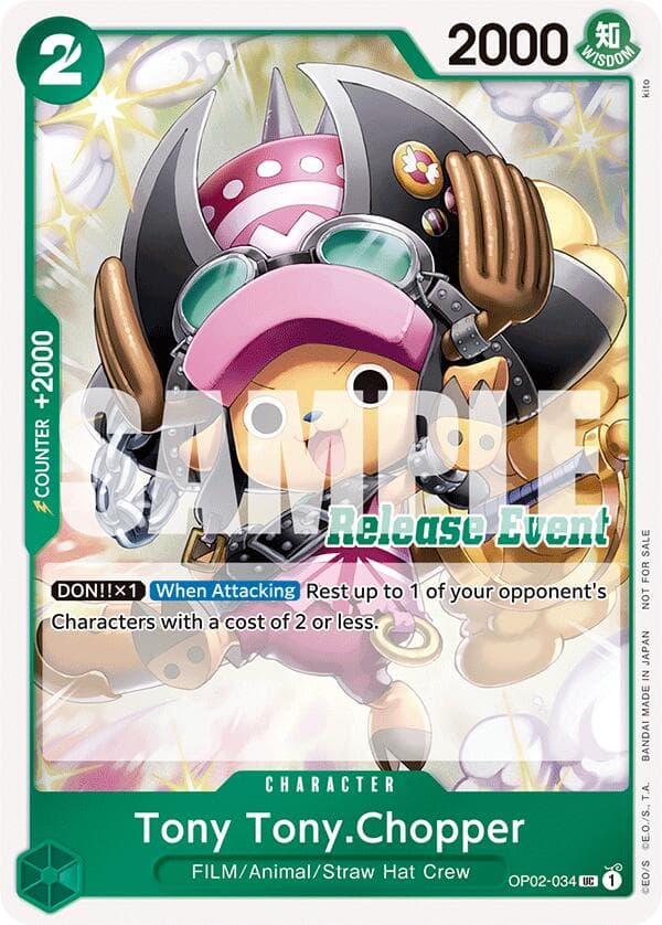 Tony Tony.Chopper (ST15 - ST20 Release Event Winner Pack) — One Piece Promotion Cards card