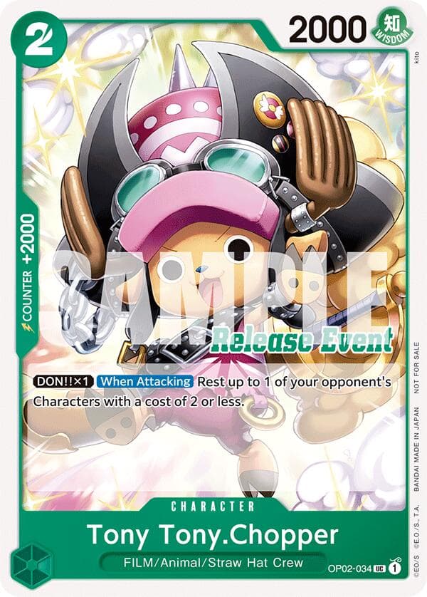 Tony Tony.Chopper (ST15 - ST20 Release Event Pack) — One Piece Promotion Cards card