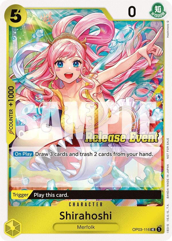 Shirahoshi (ST15 - ST20 Release Event Winner Pack) — One Piece Promotion Cards card