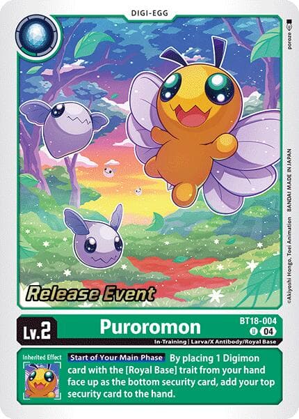 Puroromon — Release Special Booster 2.0 Celebration Event Cards card