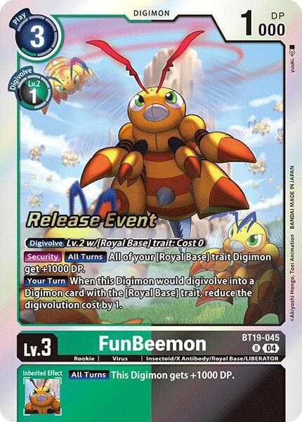 FunBeemon - BT19-045 — Release Special Booster 2.0 Celebration Event Cards card