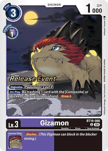 Gizamon — Release Special Booster 2.0 Celebration Event Cards card