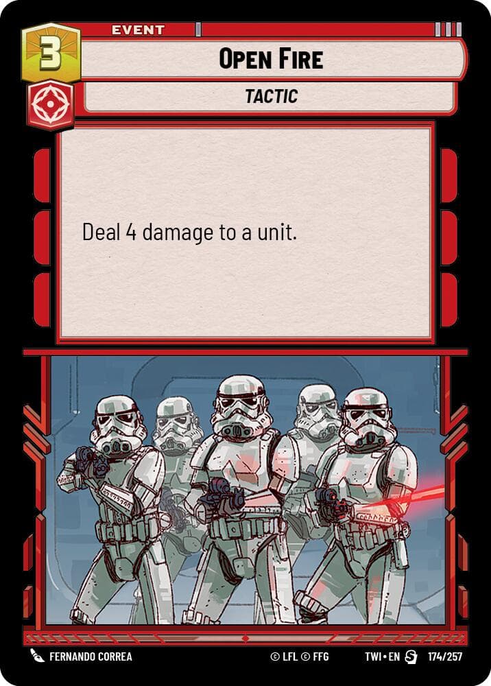 Open Fire — Twilight of the Republic card