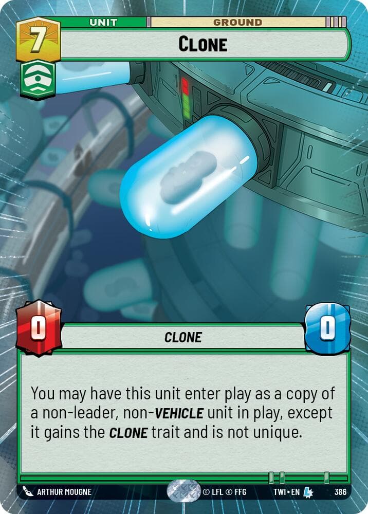 Clone (Hyperspace) — Twilight of the Republic card