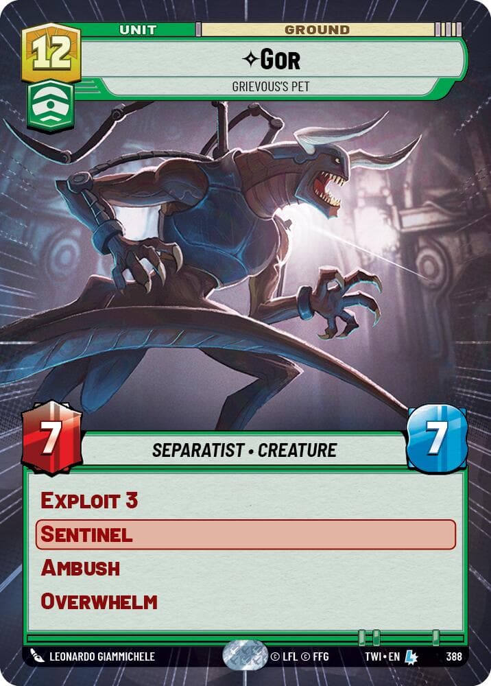 Gor - Grievous's Pet (Hyperspace) — Twilight of the Republic card