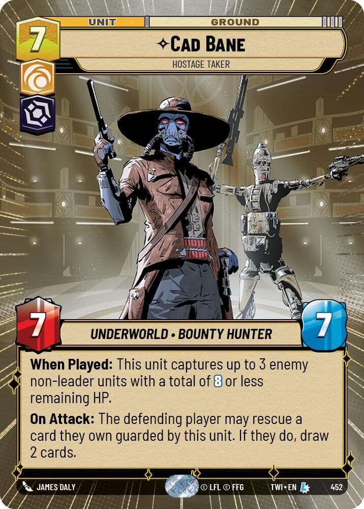 Cad Bane - Hostage Taker (Hyperspace) — Twilight of the Republic card