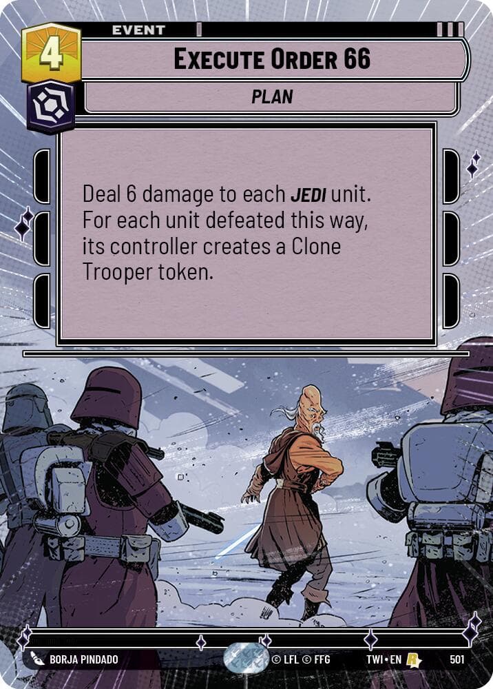 Execute Order 66 (Hyperspace) — Twilight of the Republic card