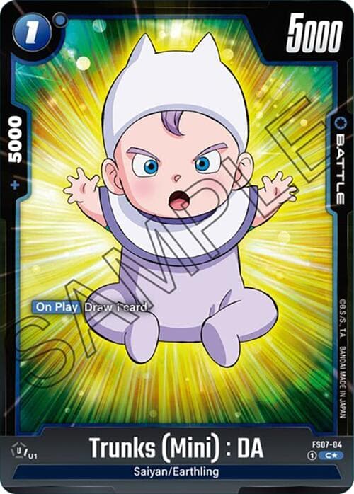 Trunks (Mini) : DA (Bonus Pack Alternate Art) — Starter Deck 7: Vegeta (Mini) card