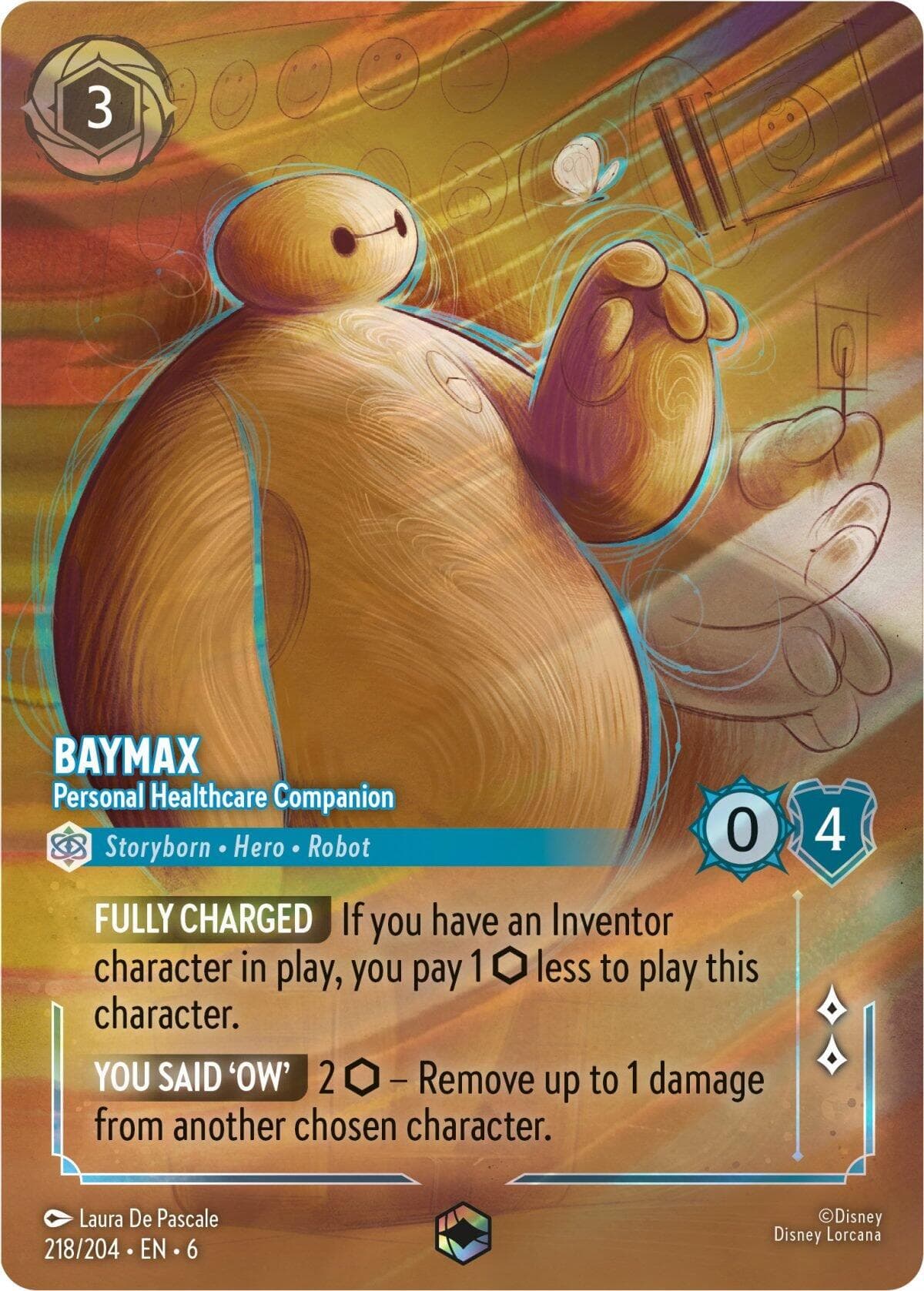 Baymax - Personal Healthcare Companion (Enchanted) — Azurite Sea card