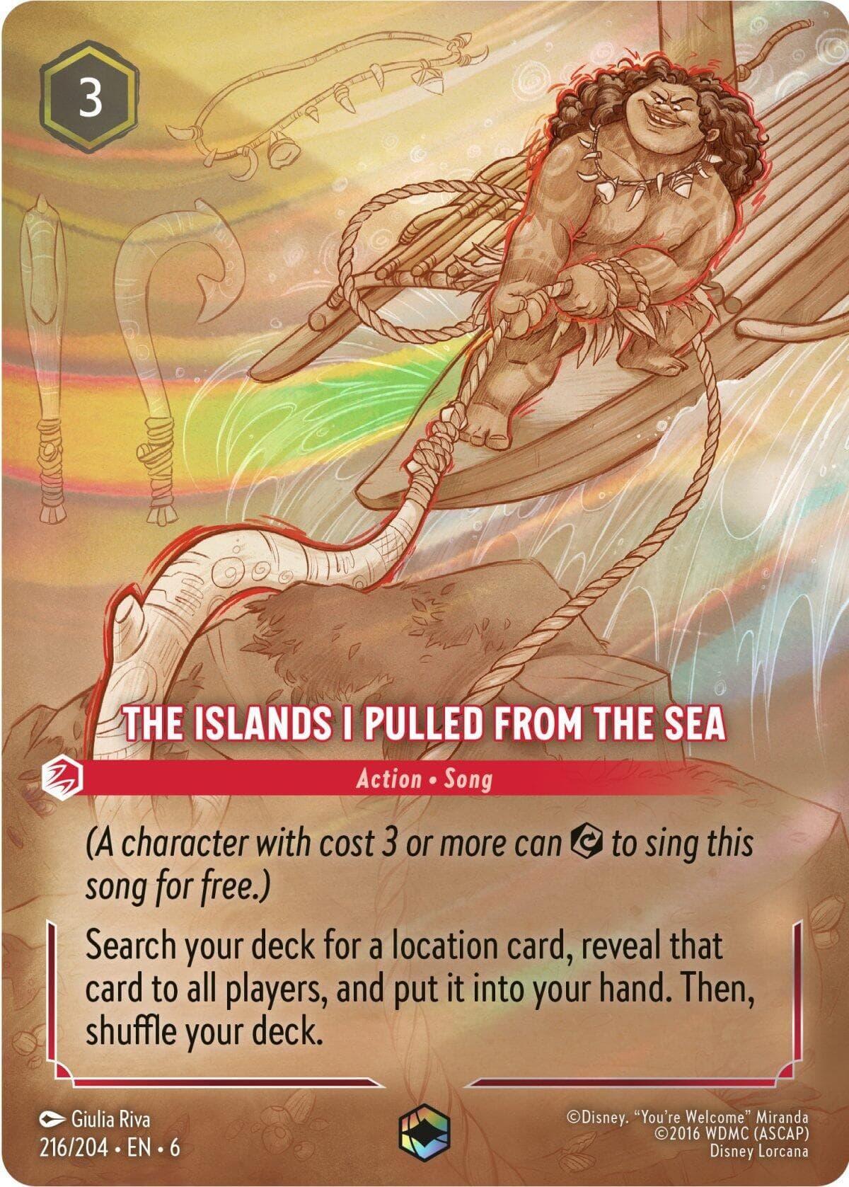 The Islands I Pulled From The Sea (Enchanted) — Azurite Sea card