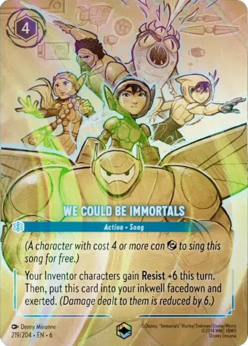 We Could Be Immortals (Enchanted) — Azurite Sea card