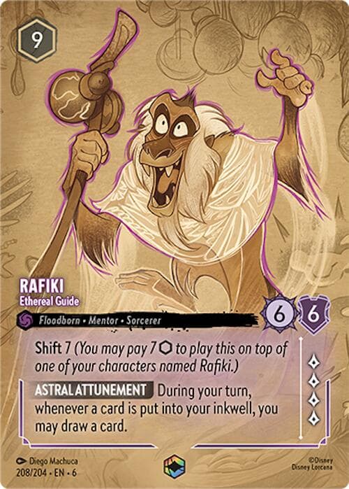 Rafiki - Ethereal Guide (Enchanted) — Azurite Sea card