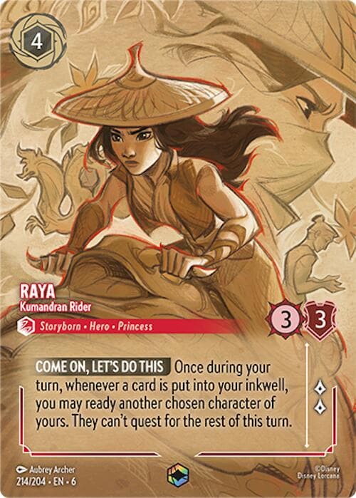 Raya - Kumandran Rider (Enchanted) — Azurite Sea card
