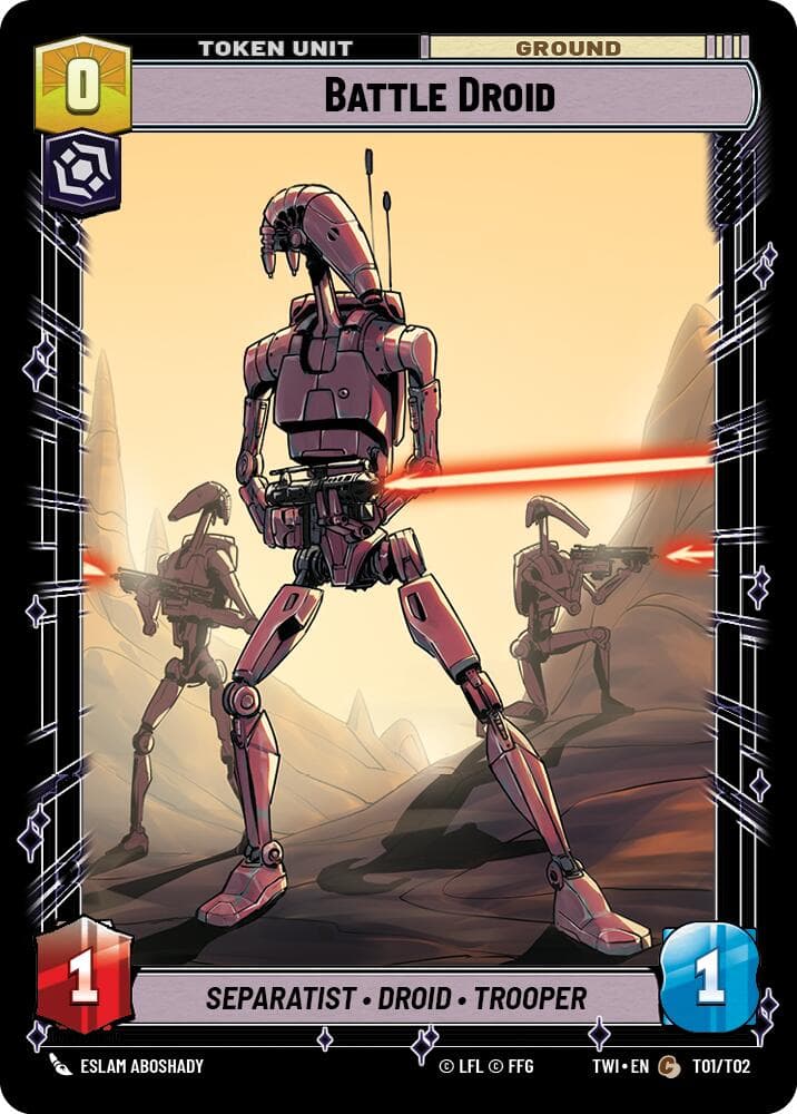 Battle Droid // Clone Trooper — Twilight of the Republic card