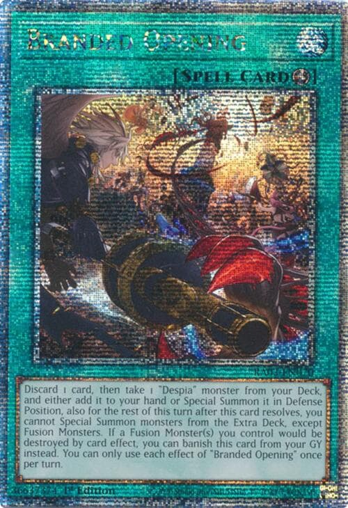 Branded Opening (Quarter Century Secret Rare) — Quarter Century Bonanza card