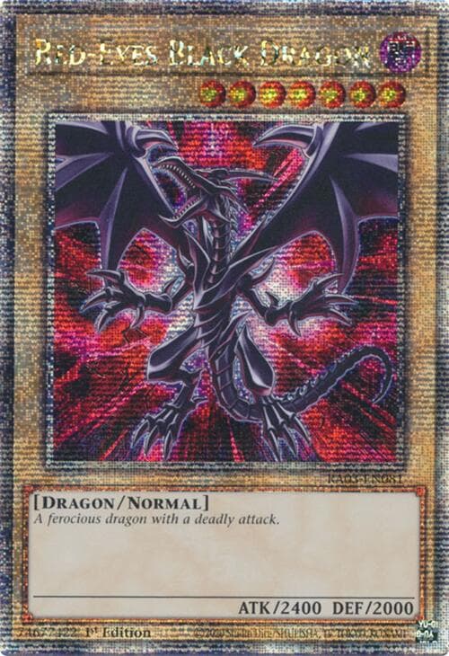 Red-Eyes Black Dragon (Quarter Century Secret Rare) — Quarter Century Bonanza card