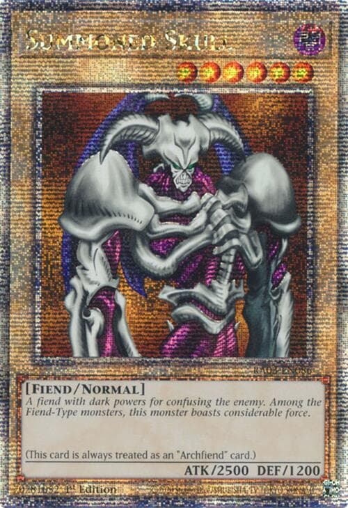 Summoned Skull (Quarter Century Secret Rare) — Quarter Century Bonanza card