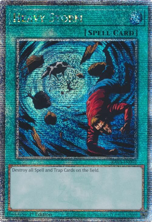 Heavy Storm (Quarter Century Secret Rare) — Quarter Century Bonanza card