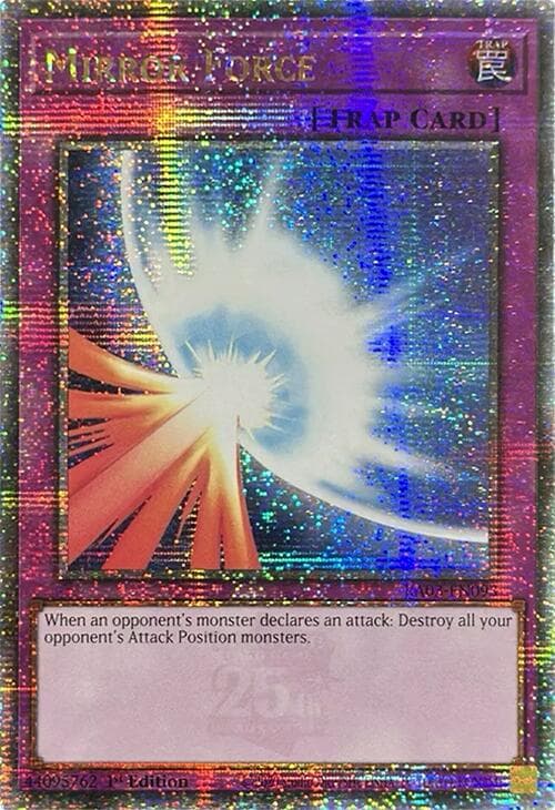 Mirror Force (Quarter Century Secret Rare) — Quarter Century Bonanza card