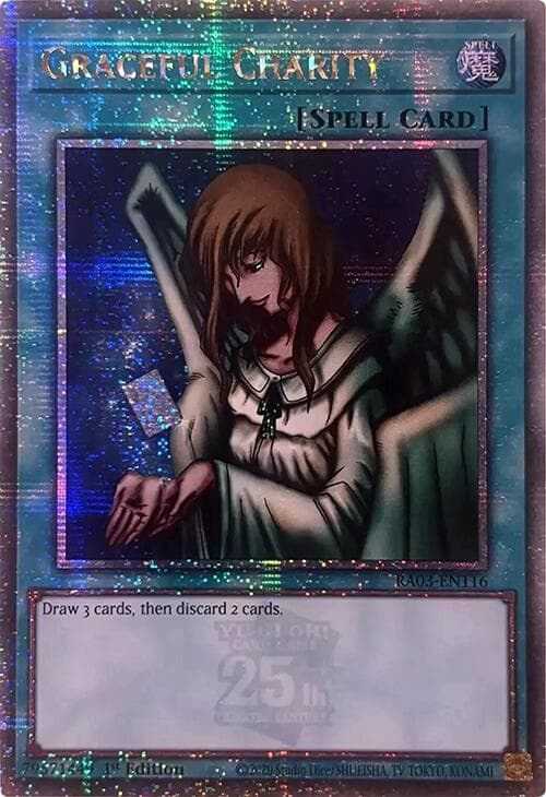 Graceful Charity (Quarter Century Secret Rare) — Quarter Century Bonanza card