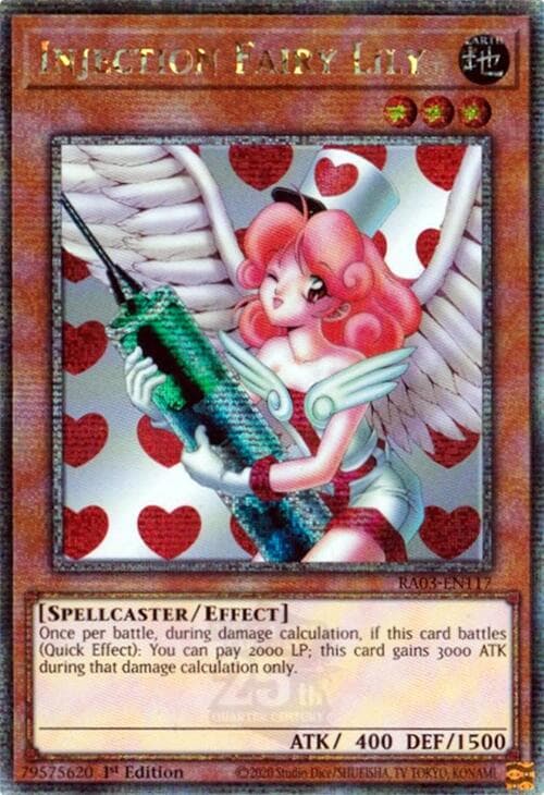Injection Fairy Lily (Quarter Century Secret Rare) — Quarter Century Bonanza card
