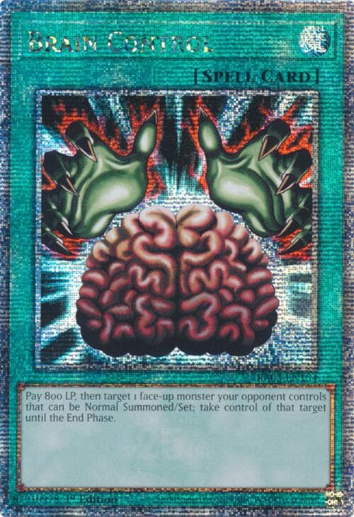 Brain Control (Quarter Century Secret Rare) — Quarter Century Bonanza card