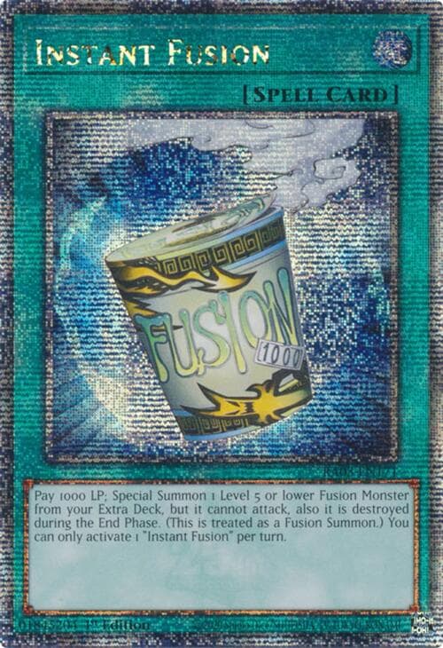 Instant Fusion (Quarter Century Secret Rare) — Quarter Century Bonanza card