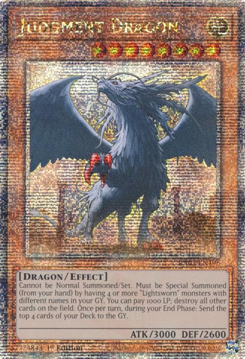 Judgment Dragon (Quarter Century Secret Rare) — Quarter Century Bonanza card