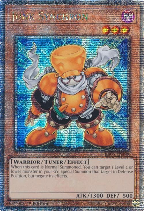 Junk Synchron (Quarter Century Secret Rare) — Quarter Century Bonanza card