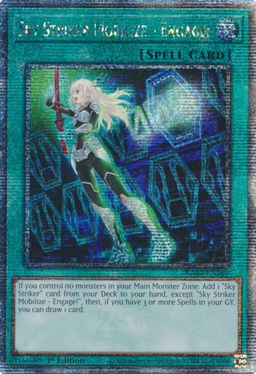 Sky Striker Mobilize - Engage! (Quarter Century Secret Rare) — Quarter Century Bonanza card