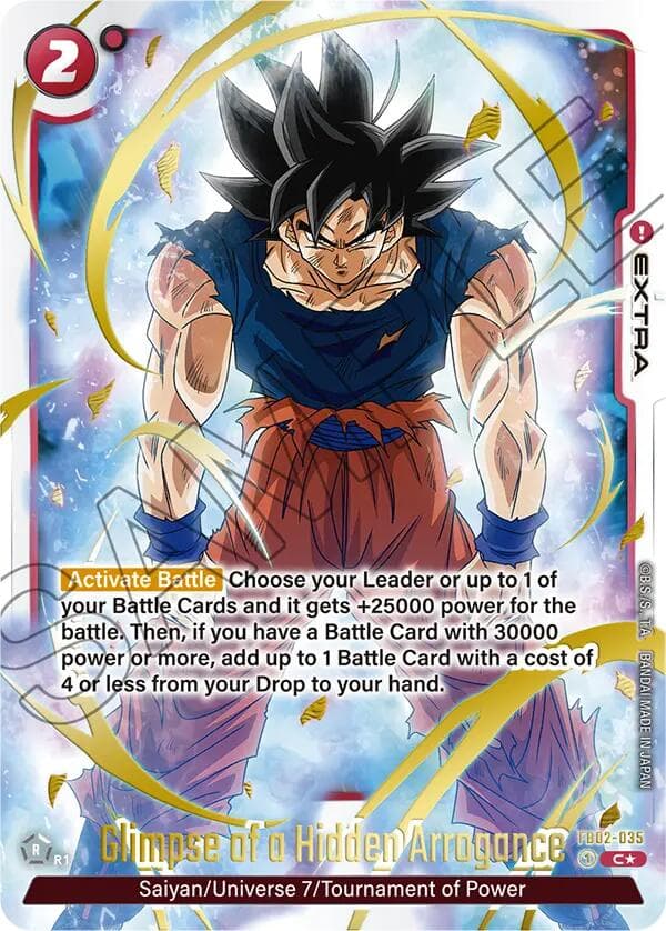 Glimpse of a Hidden Arrogance — Fusion World Promotion Cards and Packs card