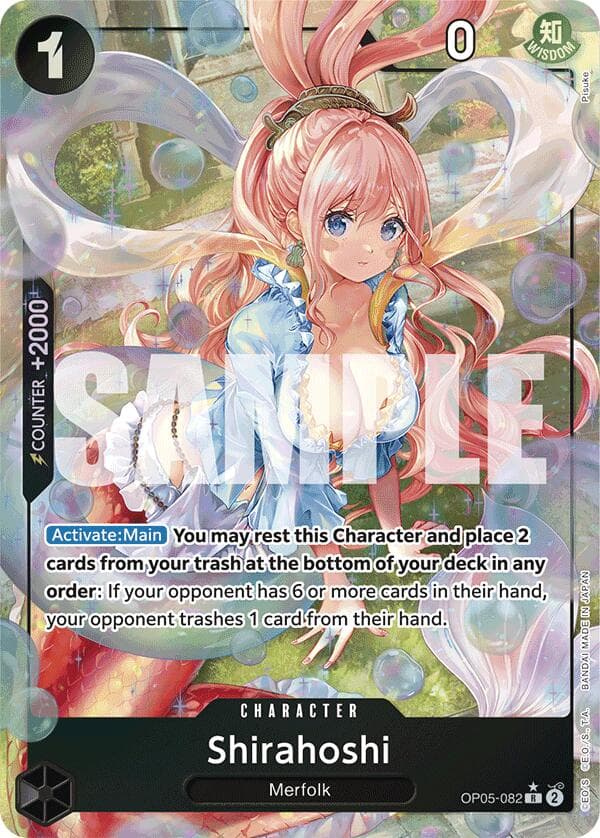 Shirahoshi (OP05-082) (Alternate Art) — Premium Booster -The Best- card