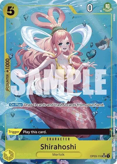 Shirahoshi (OP03-116) (Full Art) — Premium Booster -The Best- card