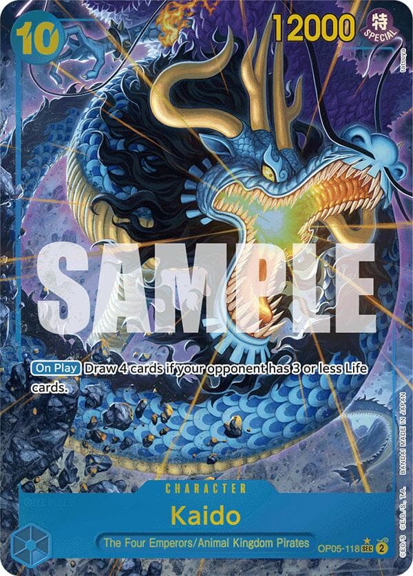 Kaido (OP05-118) (Alternate Art) — Premium Booster -The Best- card