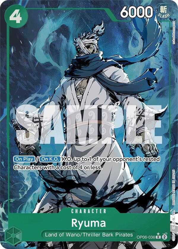 Ryuma (Alternate Art) — Premium Booster -The Best- card