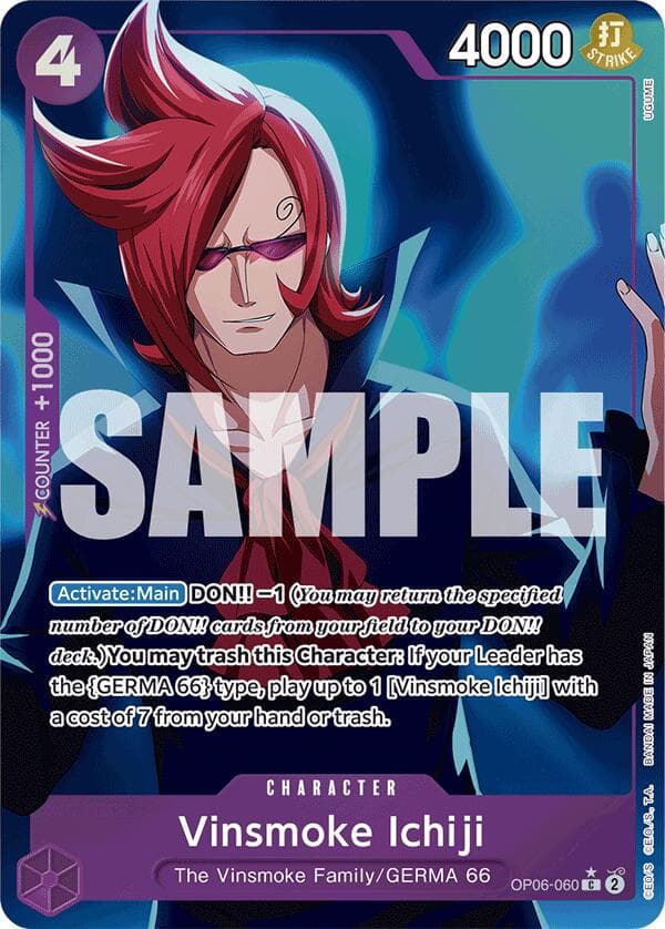 Vinsmoke Ichiji (OP06-060) (Full Art) — Premium Booster -The Best- card